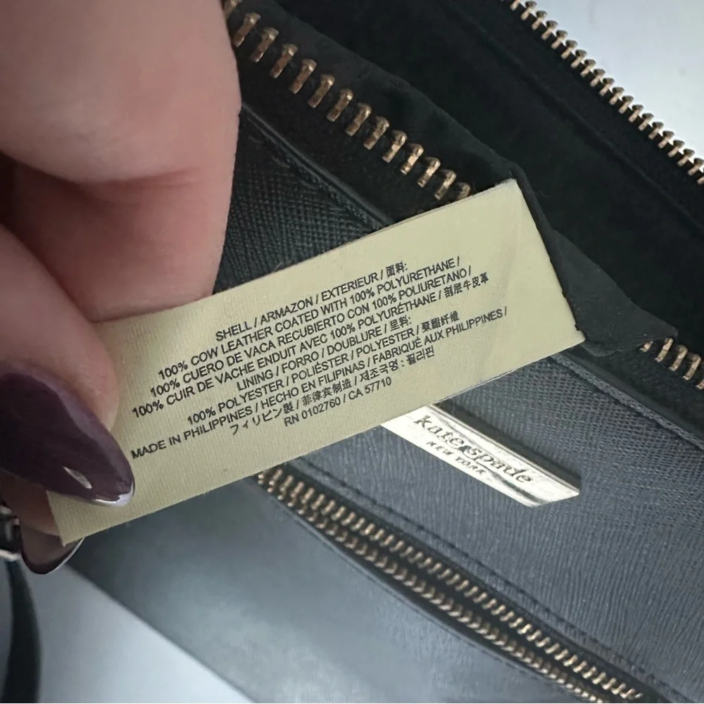 Kate Spade 100% Leather Black Crossbody Bag - Picture 7 of 13